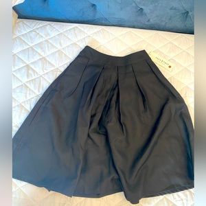Black Face to Face Circle Skirt NWT
